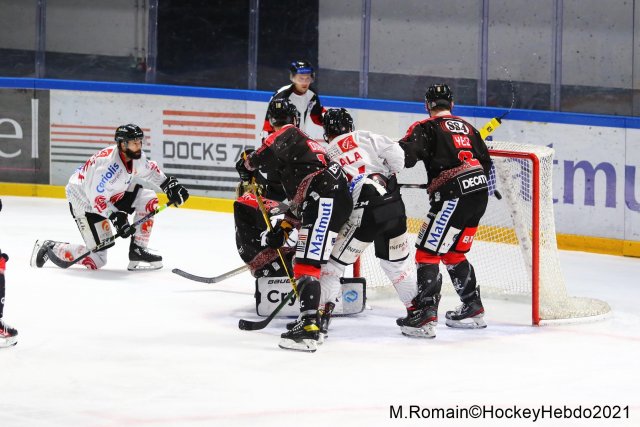 Photo hockey match Rouen - Amiens  le 22/12/2021