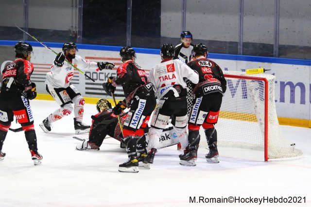 Photo hockey match Rouen - Amiens  le 22/12/2021