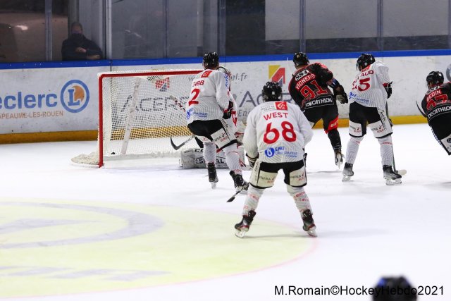 Photo hockey match Rouen - Amiens  le 22/12/2021