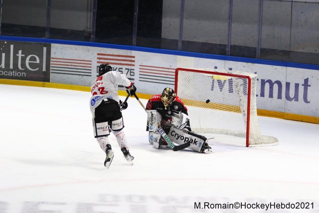 Photo hockey match Rouen - Amiens  le 22/12/2021