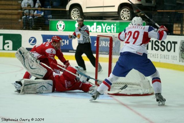 Photo hockey reportage CM09 - J-6 : Le Danemark en enfer, la Finlande au paradis