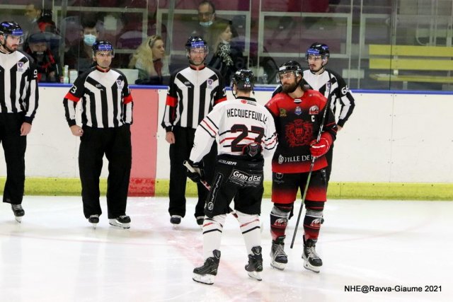 Photo hockey match Nice - Mulhouse le 30/12/2021
