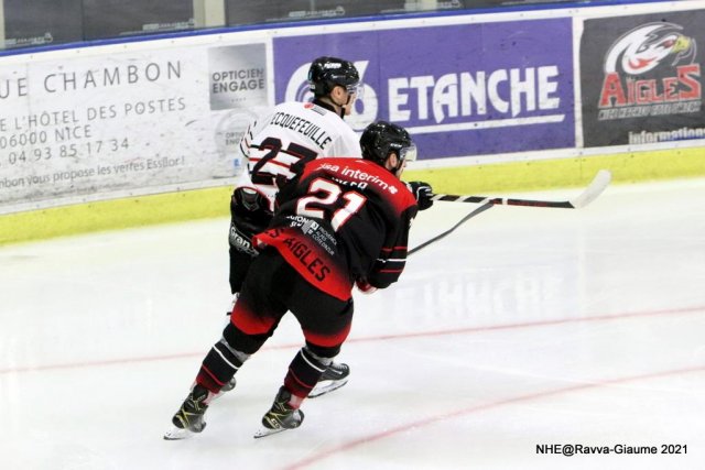 Photo hockey match Nice - Mulhouse le 30/12/2021
