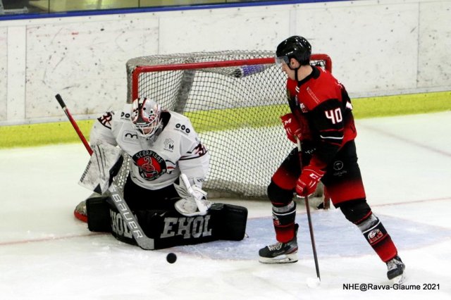 Photo hockey match Nice - Mulhouse le 30/12/2021