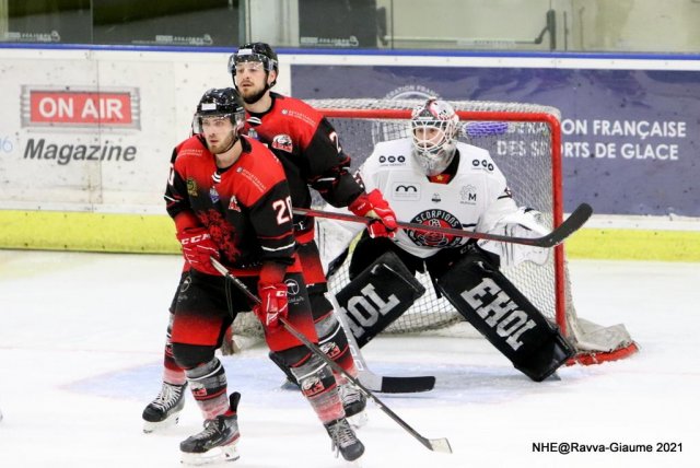 Photo hockey match Nice - Mulhouse le 30/12/2021