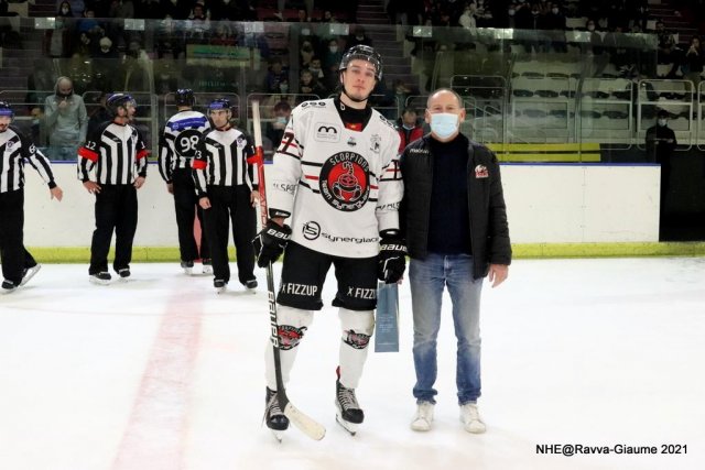 Photo hockey match Nice - Mulhouse le 30/12/2021