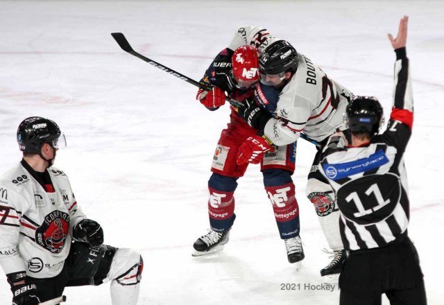 Photo hockey match Grenoble  - Mulhouse le 11/01/2022