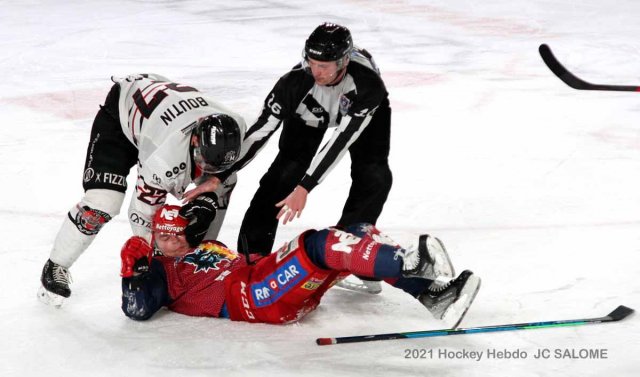 Photo hockey match Grenoble  - Mulhouse le 11/01/2022