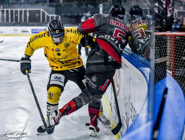 Photo hockey match Bordeaux - Rouen le 11/01/2022