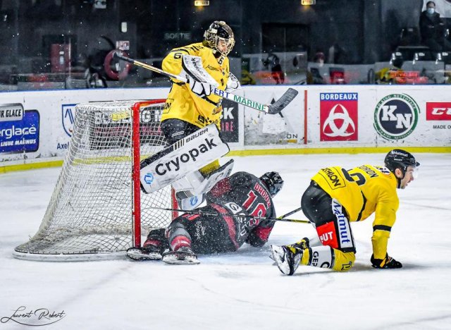 Photo hockey match Bordeaux - Rouen le 11/01/2022