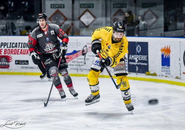 Photo hockey match Bordeaux - Rouen le 11/01/2022