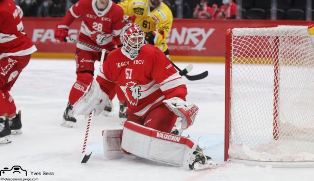 Photo hockey match Lausanne - Bern le 14/01/2022