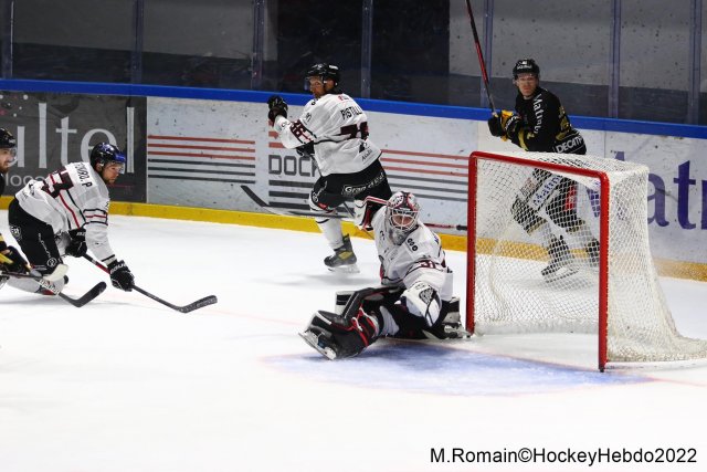 Photo hockey match Rouen - Mulhouse le 15/01/2022
