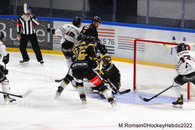 Photo hockey match Rouen - Mulhouse le 15/01/2022