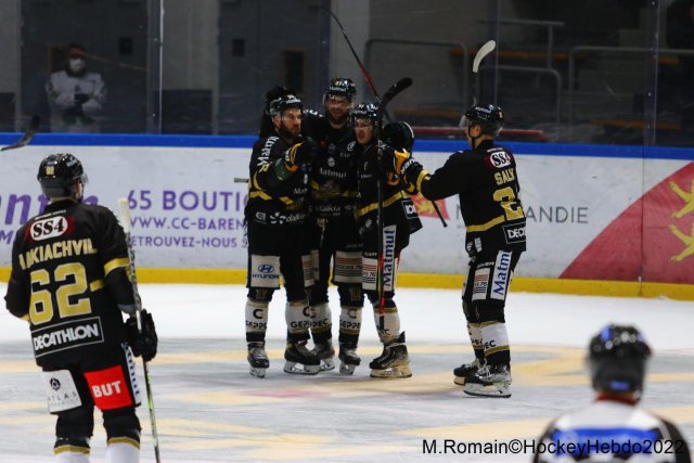 Photo hockey match Rouen - Mulhouse le 15/01/2022