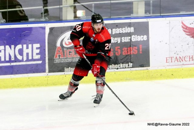 Photo hockey match Nice - Angers  le 15/01/2022