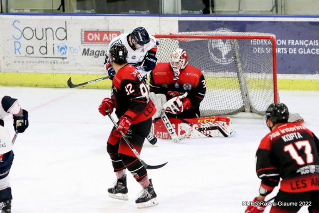 Photo hockey match Nice - Angers  le 15/01/2022