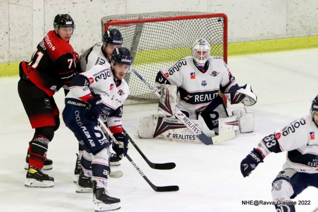 Photo hockey match Nice - Angers  le 15/01/2022