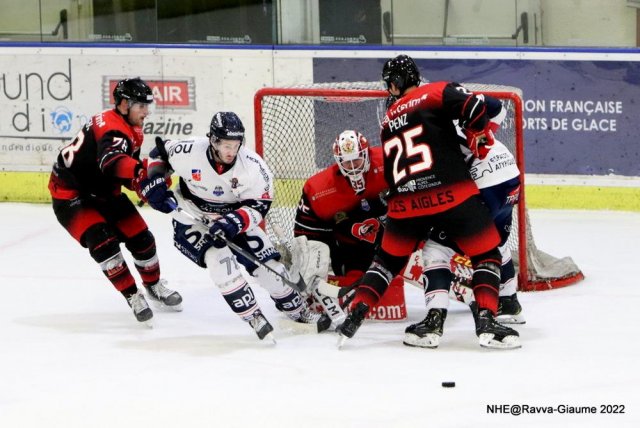 Photo hockey match Nice - Angers  le 15/01/2022