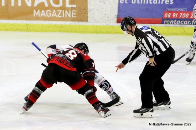 Photo hockey match Nice - Angers  le 15/01/2022