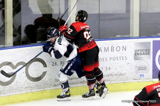 Photo hockey match Nice - Angers  le 15/01/2022