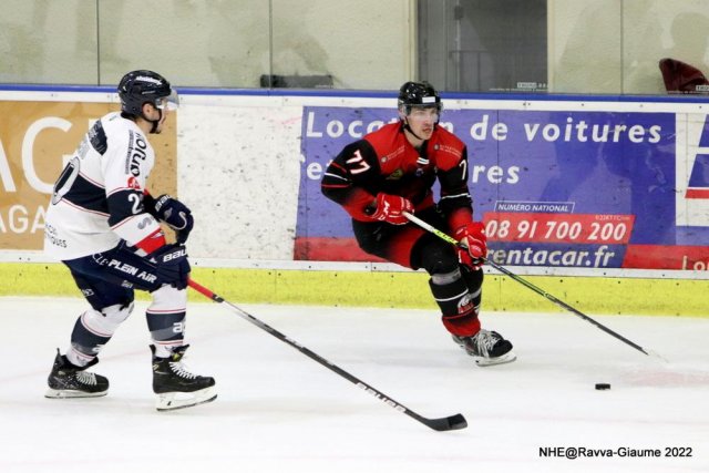 Photo hockey match Nice - Angers  le 15/01/2022