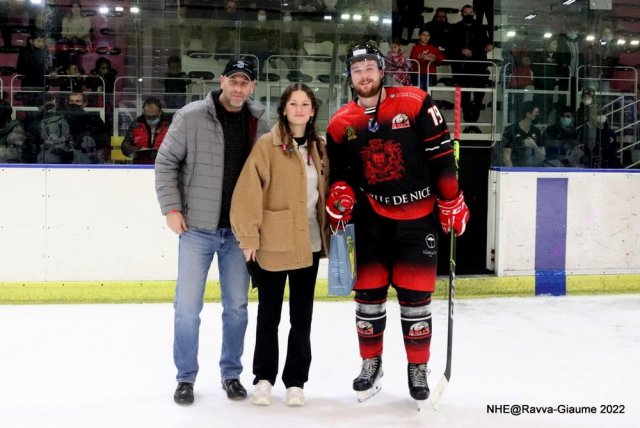 Photo hockey match Nice - Angers  le 15/01/2022
