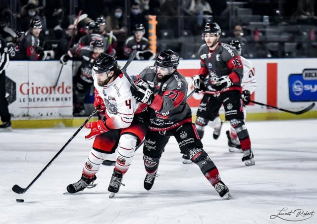 Photo hockey match Bordeaux - Nice le 18/01/2022