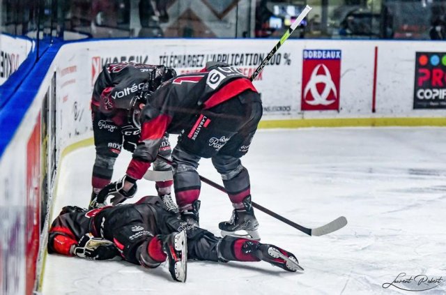 Photo hockey match Bordeaux - Nice le 18/01/2022