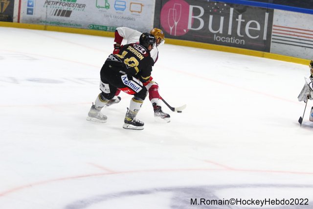 Photo hockey match Rouen - Grenoble  le 18/01/2022