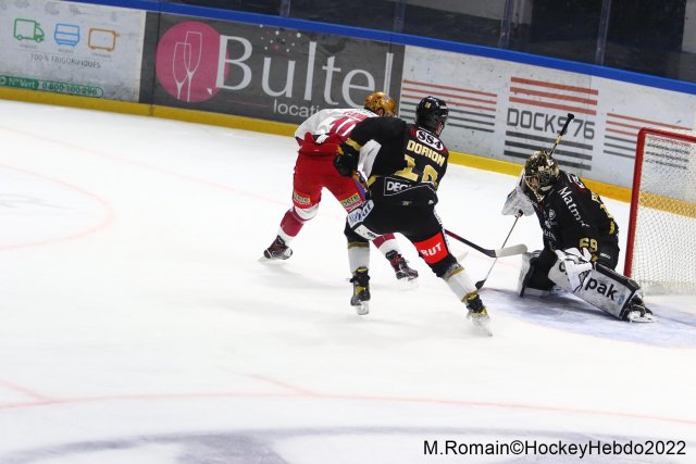 Photo hockey match Rouen - Grenoble  le 18/01/2022