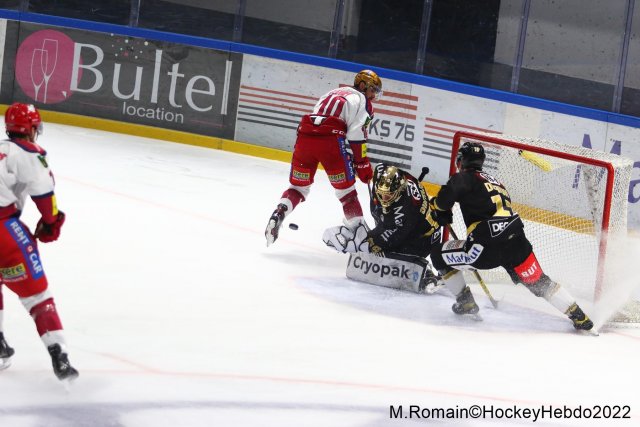 Photo hockey match Rouen - Grenoble  le 18/01/2022