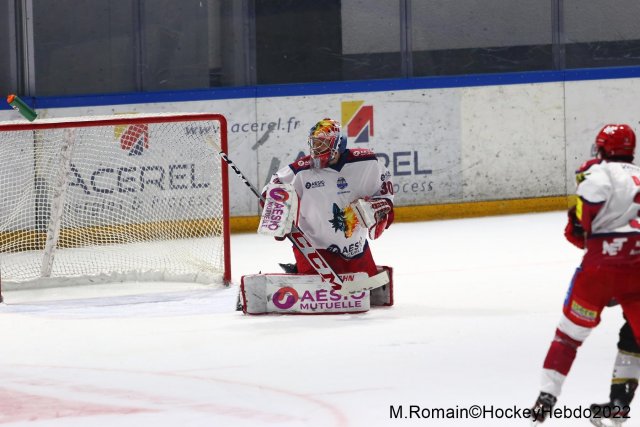 Photo hockey match Rouen - Grenoble  le 18/01/2022