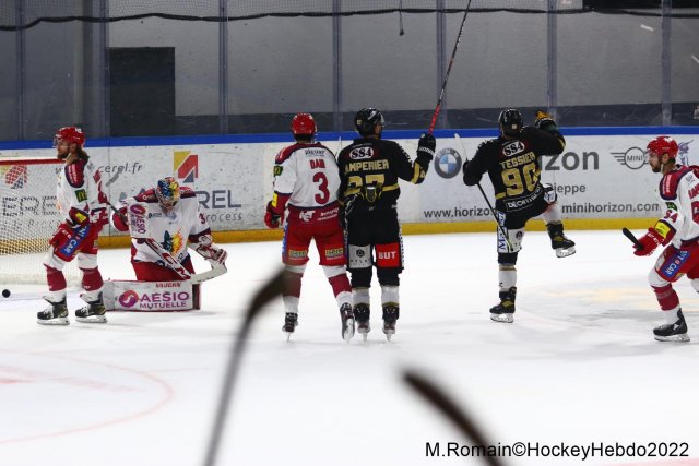 Photo hockey match Rouen - Grenoble  le 18/01/2022