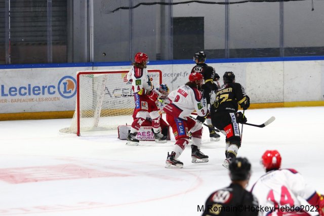 Photo hockey match Rouen - Grenoble  le 18/01/2022