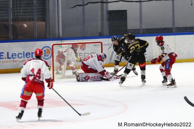 Photo hockey match Rouen - Grenoble  le 18/01/2022