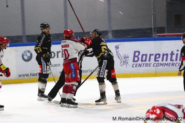 Photo hockey match Rouen - Grenoble  le 18/01/2022