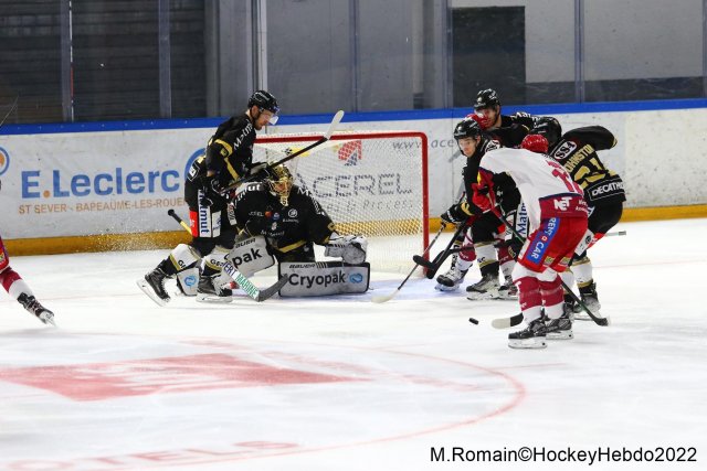 Photo hockey match Rouen - Grenoble  le 18/01/2022