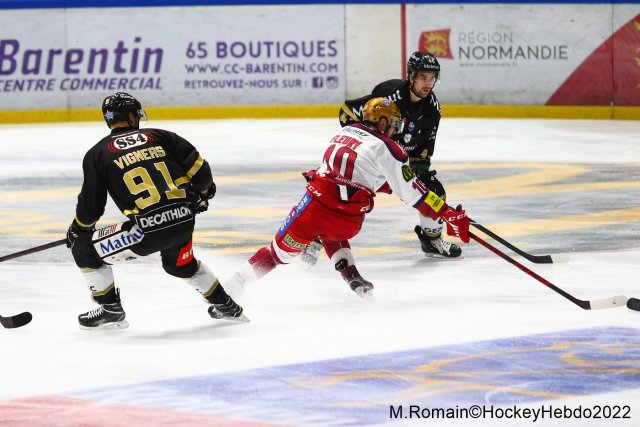 Photo hockey match Rouen - Grenoble  le 18/01/2022