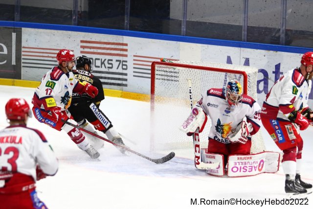 Photo hockey match Rouen - Grenoble  le 18/01/2022