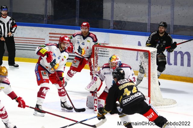 Photo hockey match Rouen - Grenoble  le 18/01/2022