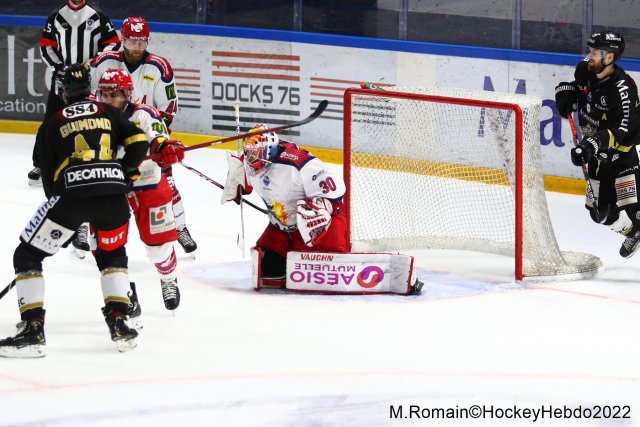 Photo hockey match Rouen - Grenoble  le 18/01/2022