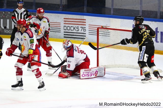 Photo hockey match Rouen - Grenoble  le 18/01/2022