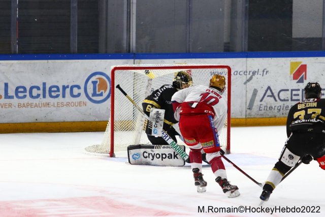 Photo hockey match Rouen - Grenoble  le 18/01/2022
