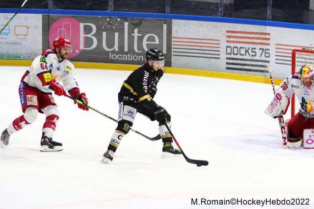 Photo hockey match Rouen - Grenoble  le 18/01/2022
