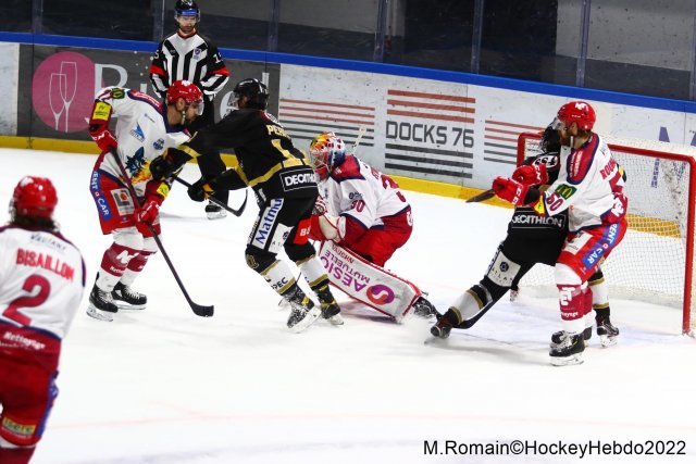 Photo hockey match Rouen - Grenoble  le 18/01/2022