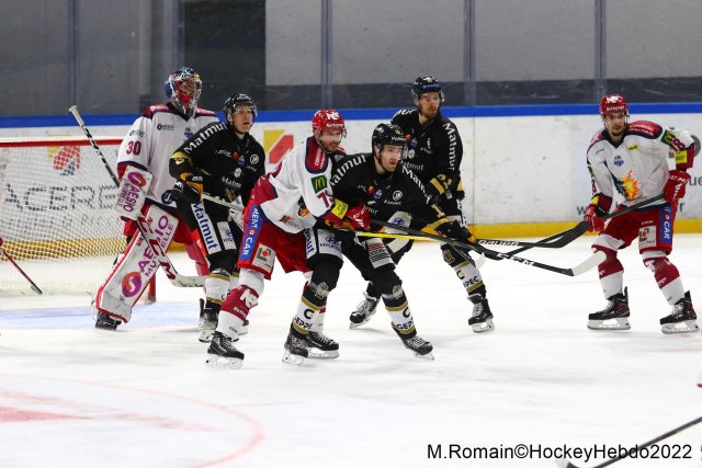 Photo hockey match Rouen - Grenoble  le 18/01/2022
