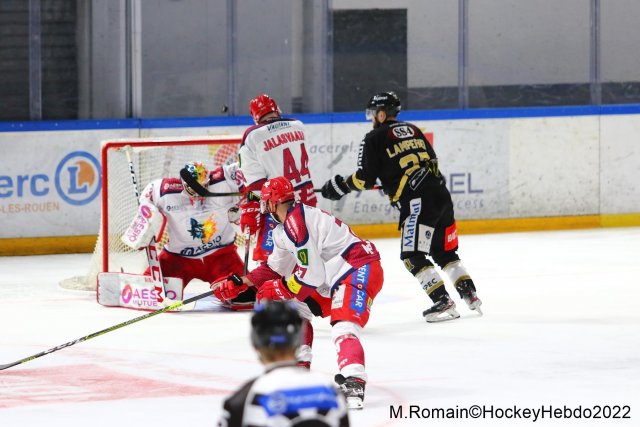 Photo hockey match Rouen - Grenoble  le 18/01/2022