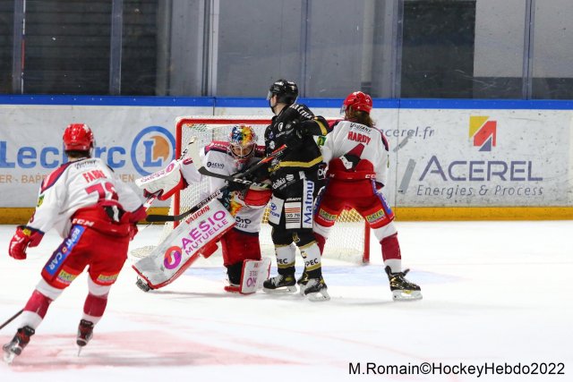 Photo hockey match Rouen - Grenoble  le 18/01/2022