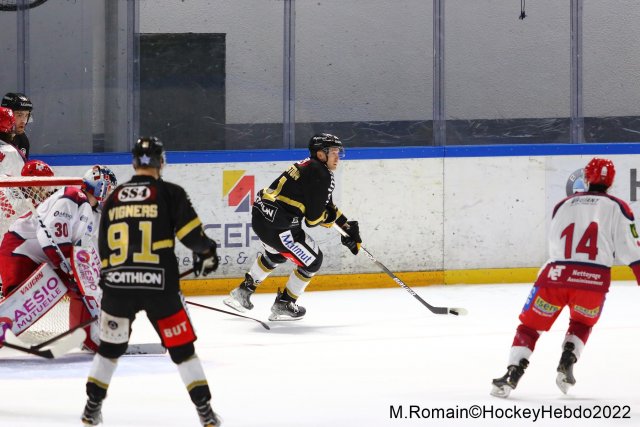 Photo hockey match Rouen - Grenoble  le 18/01/2022